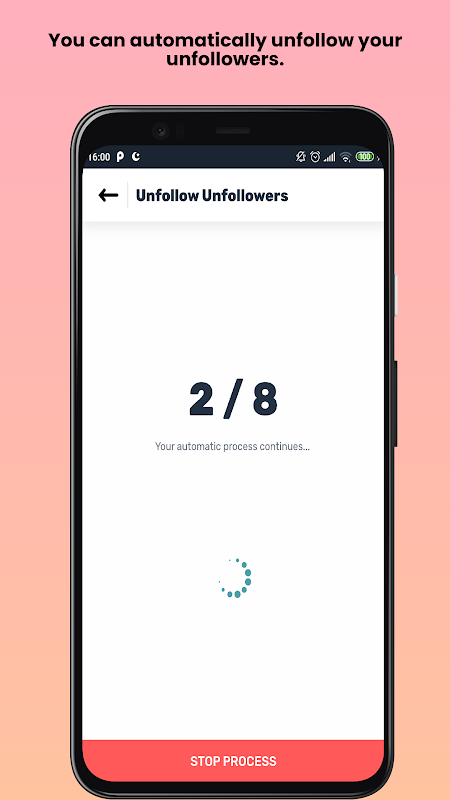 Unfollow Jet queue management screen